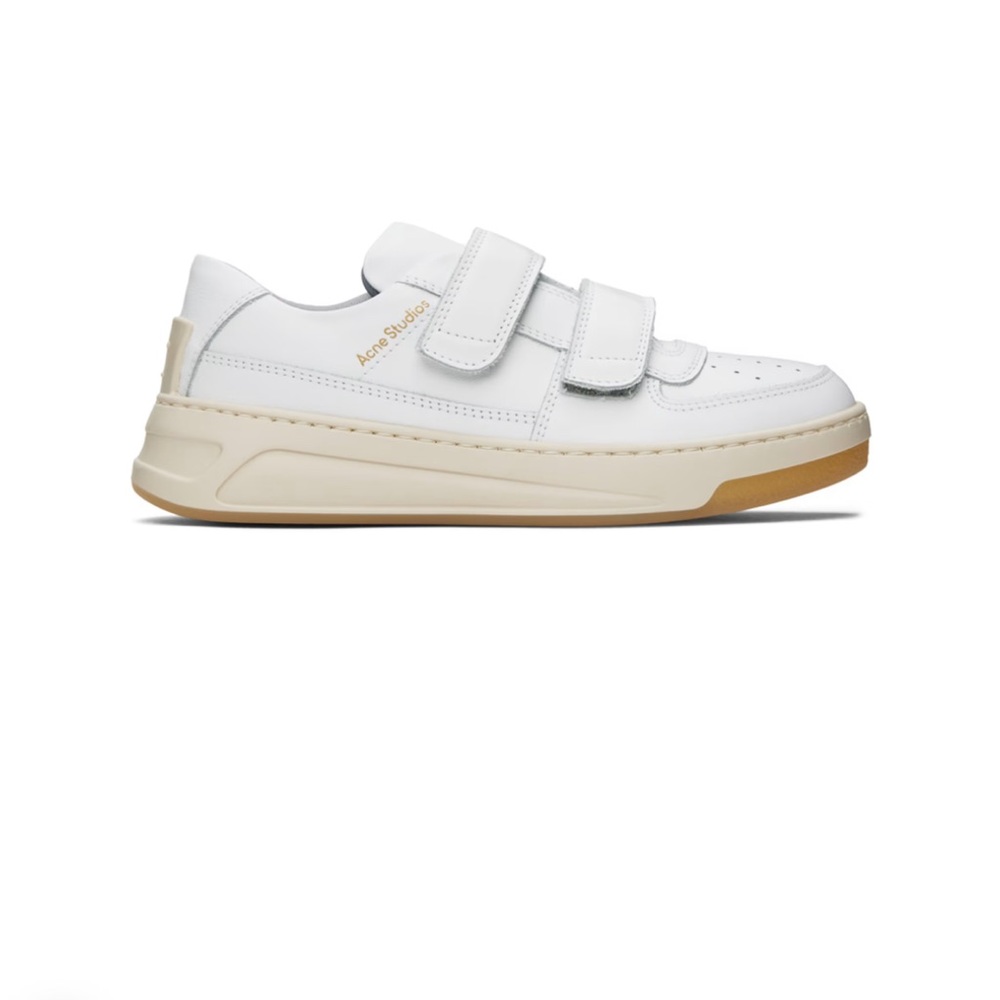ACNE STUDIOS
White Velcro Strap Sneakers